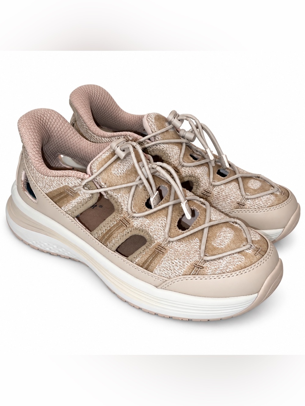 Orthofeet Women’s Venus Hands Free Cutout Slip On Sneakers Shoes 7.5
